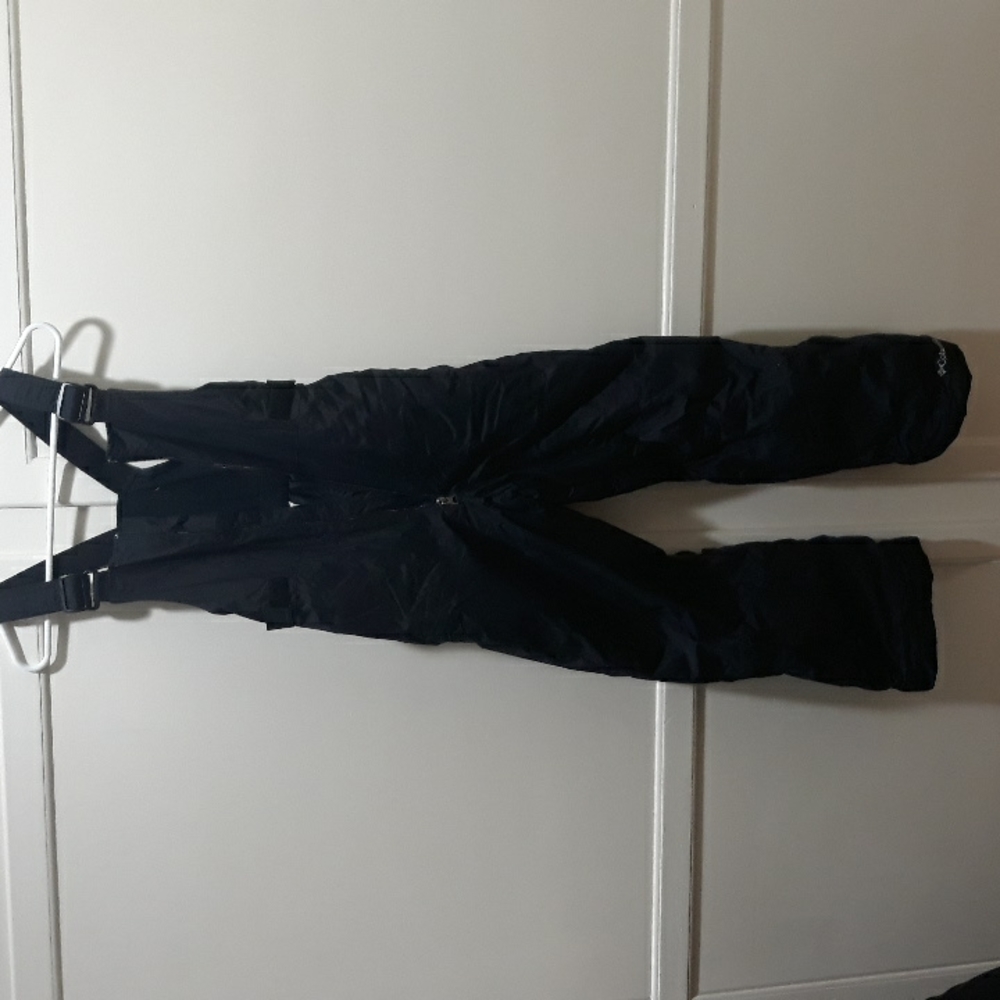 Columbia unisex ski bib boys girls kids size medium black snow pants